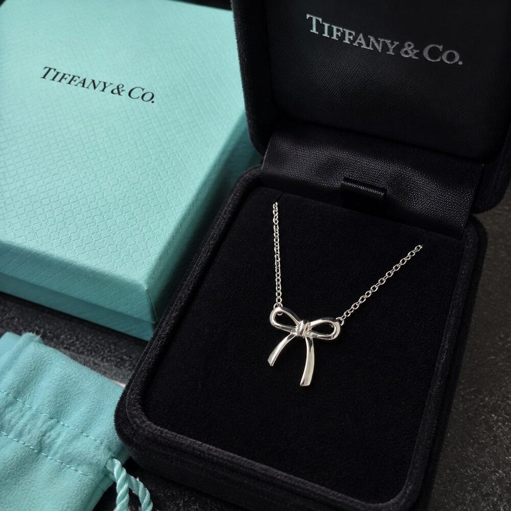 TIFFANY&CO Timeless Necklace Style 2 | New with Box - Picture 3 of 9